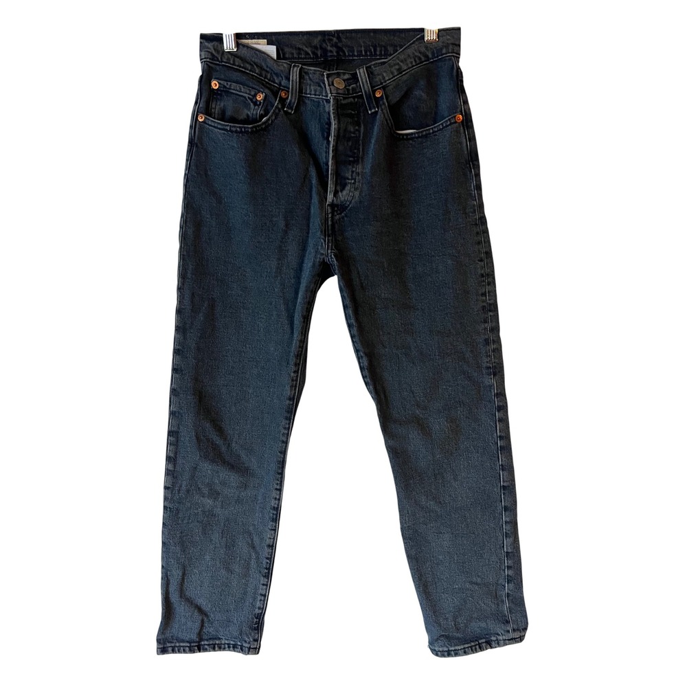 Levi's Premium 501 Red Label Big E Pants Button Fly Dark Wash Jeans Size 27x26